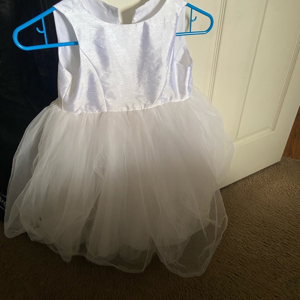 David’s Bridal flower girl dress